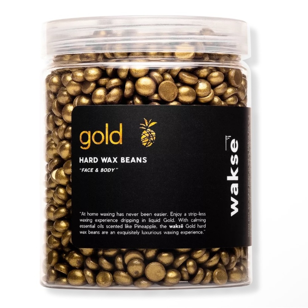 Wakse Gold Hard Wax Beans Pineapple Scented Mini Size 4.8 Ounces NWT